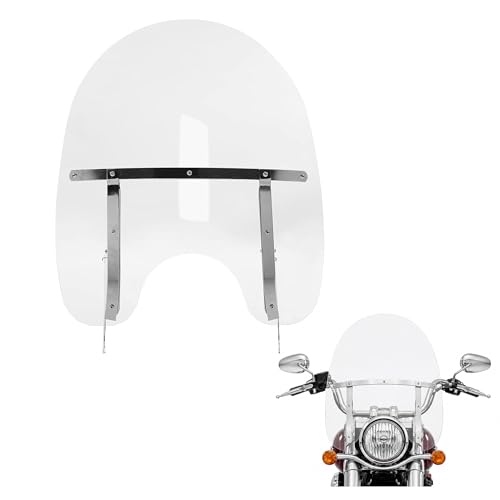 Amazon | オートバイ用透明風防 ハーレー・ダビッドソン用 26インチ×23